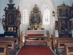 Kapelle St. Martin Innenansicht